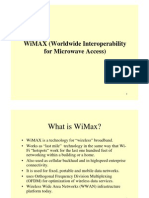 Wimax (Worldwide Interoperability For Microwave Access)