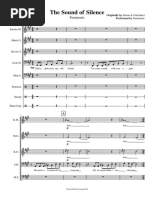 The Sound of Silence - Pentatonix Full Sheet Music