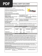 Material Safety Data Sheet