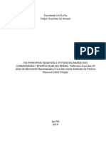 OS PRINCIPAIS DESAFIOS E POTENCIALIDADES DAS COMUNIDADES TERAPÊUTICAS NO BRASIL Reflexões À Luz Dos 50 Anos Do Movimento Nacional Das CTs e Das Novas Diretrizes Da Política Nacional Sobre Drog