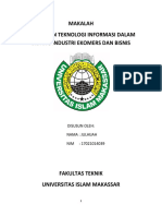 Tugas Makalah Penerapan Teknologi Informasi Dalam Bidang Industri (E-Commerce Dan E-Business)