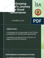 The Growing Hospital's Journey To A Good Governance: OCTOBER 9, 2019