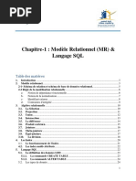 Chapitre-1 Modèle Relationnel & SQL PDF