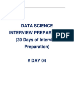 Data Science Interview Preparation (30 Days of Interview Preparation)