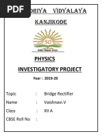 Physics Investigatory Project