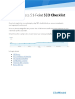 SEO Check List Guide