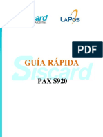 Guia de Uso - PAX S920