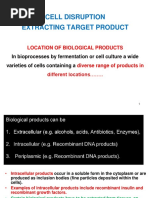 Cell Disruption Extracting Target Product: Location of Biological Products