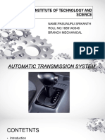 Automatic Transmission System Seminar