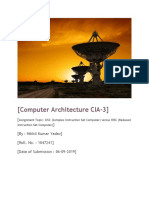 (Computer Architecture CIA-3) : (By: Nikhil Kumar Yadav) (Roll. No.: 1847241) (Date of Submission: 06-09-2019)