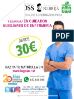 Desde: Técnico en Cuidados Auxiliares de Enfermería