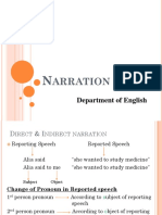 Direct & Indirect Narration