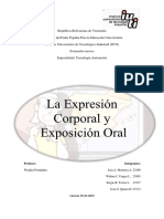 Expresión Corporal y La Exposición