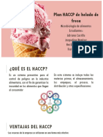 HACCP Helados de Fresa