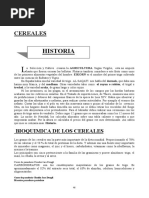 Historia Cereales Bioquimica de Los Cereales PDF