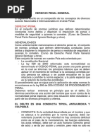 Notas de Derecho Penal General