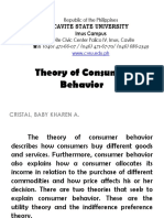 Theory of Consumer Behavior