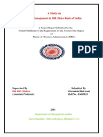 NPA Management in SBI PDF