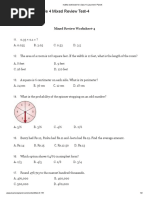 Math Olympiad Grade 4 Mixed Review Test-4