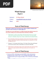 Wind Energy Part I