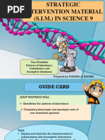 Strategic Intervention Material (S.I.M.) in Science 9