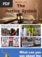 MODULE 3: The Justice System in The Philippines (21st Century Lit)