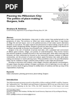 Planning The Millennium City: The Politics of Place-Making in Gurgaon, India