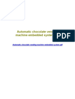 Automatic Chocolate Vending Machine Embedded System PDF