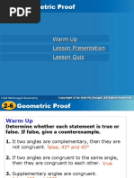 Warm Up Lesson Presentation Lesson Quiz