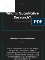 Chapter 1 What Is Quantitative Research