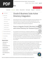 Oracle E-Business Suite Active Directory Integration - Password Synchronization