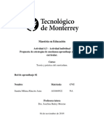 Sandra Milena Rincón Arias - Actividad 4.3 Propuesta de Estrategias de Enseñanza Aprendizaje y Evaluación Curricular