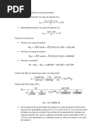 Cálculo de La Intensidad de Corriente Promedio