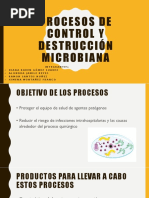 Procesos de Control y Destrucción Microbiana