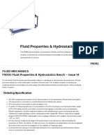 F9092 - Fluid Properties & Hydrostatics Bench