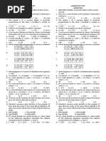 Summative Test Variation Summative Test Variation