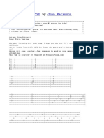 Furia Taurina Tab by John Petrucci