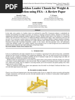 Analysis of Backhoe Loader Chassis For W PDF