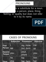 Pronoun Cases