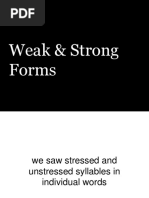 Weak & Strong Forms