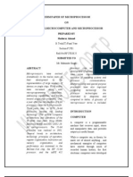 SHAHWAZ Term Paper of COMPUTER, MICROCOMPUTER AND MICROPROCESSOR