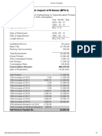 Pension Calculation