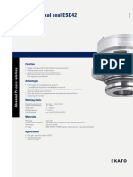 Mechanical Seal ESD42: Product Lubricated