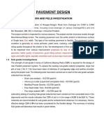 Pavement Design: 1) Pavement Condition and Field Investigation