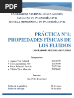 Practica N°1 - Propiedades Físicas de Los Fluidos