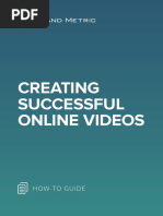 Creating Successful Online Videos