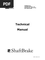 Shaft Brake Manual MMS-172 Rev-J 5-01