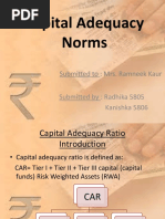 Capital Adequacy Norms