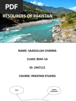 Resources of Pakistan