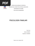 Ensayo 1 Psicologia Familiar PDF